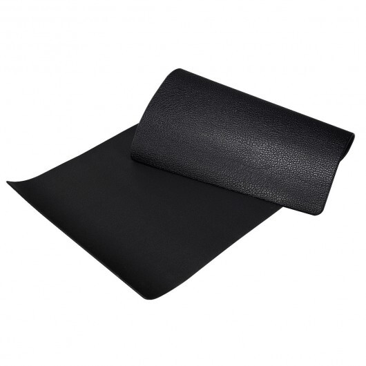 47/59/78 Inch Long Thicken Equipment Mat for Home and Gym Use-47 x 24 x 0.3 inches - Color: Black - Size: 47 x 24 x 0.3 inches
